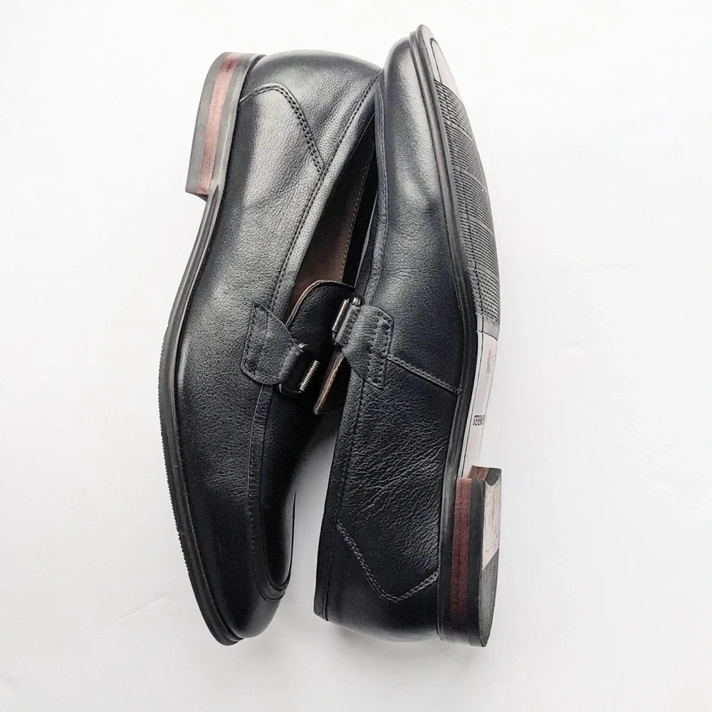Steve Madden Men AAHRON Black Dress Loafer